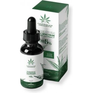 Cannalab Organics Έλαιο Κάνναβης - CBD OIL 500mg 5% Πλήρους Φάσματος