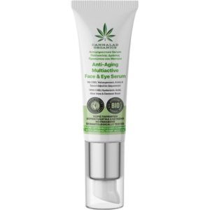 Cannalab Organics Αντιγηραντικό Serum Πολλαπλής Δράσης Προσώπου και Ματιών με CBD, Υαλουρονικό, Αλόη & Τριαντάφυλλο Δαμασκού 20ml