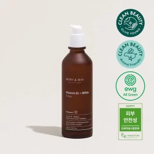 Mary & May Υγρό Τόνωσης Vitamin B5 + Bifida Toner για Ξηρές Επιδερμίδες 120ml