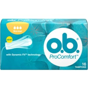 O.B. Ταμπόν ProComfort Dynamic Fit για Κανονική Ροή 16τμχ