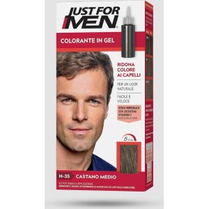 Just For Men Βαφή Μαλλιών για Άνδρες H-35 Μεσαίο Καστανό 30ml