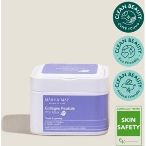 Mary & May Collagen Peptide Vital Μάσκα Προσώπου για Αντιγήρανση 30τμχ