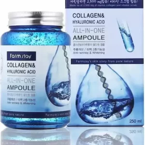 Farm Stay Collagen & Hyaluronic Acid Serum Προσώπου με Κολλαγόνο 250ml