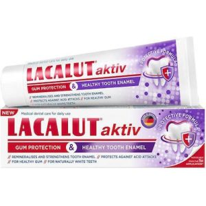Lacalut Active Gum Protection & Healthy Enamel για προστασία από την περιοδοντίτιδα και τη φλεγμονή των ούλων 75ml