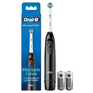 Oral-B Pro Battery Precision Clean Ηλεκτρική Οδοντόβουρτσα Μπαταρίας Μαύρη