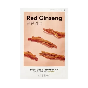 Missha Airy Fit Ginseng Μάσκα Προσώπου για Αναζωογόνηση / Ενυδάτωση 19gr