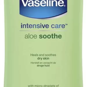 Vaseline Intensive Care Aloe Soothe Ενυδατική Lotion Ανάπλασης Σώματος με Aloe Vera για Ξηρές Επιδερμίδες 200ml