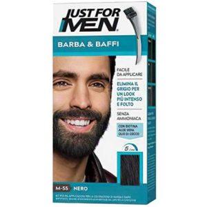 Just For Men Βαφή Περιποίησης για Γένια και Μουστάκι M-55 Μαύρο