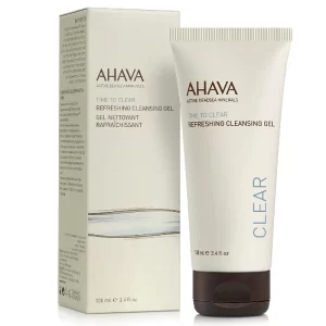 Ahava Time To Clear Refreshing Cleansing Gel 100ml – Απαλό Τζελ Καθαρισμού με Μεταλλικά Στοιχεία Νεκράς Θάλασσας